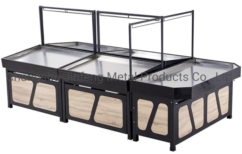 Supermarket Stand Metal Shelf for Fresh Fruit and Vegetable