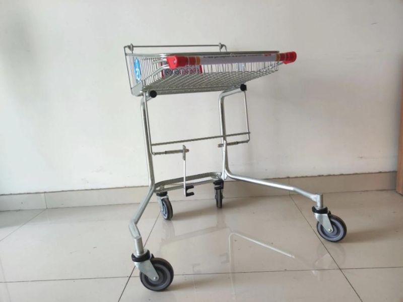 Disabled Used Supermarket Shopping Cart Wheelchair Trolley for Sale