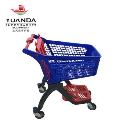 Chinese Suppliers Factory Wholesale Trolley Retail Store Plastic Cart