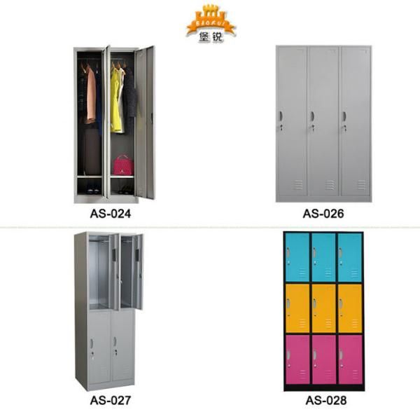 Fas-025 Cheap Double Door Clothes Cabinet Metal Locker