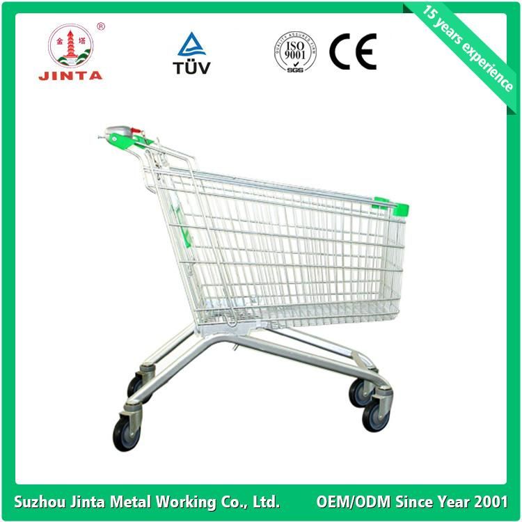 Ce Proved Metal Supermarket Shopping Cart