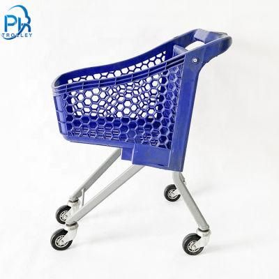 Hot Sale Store Plastic Small Kids Metal Supermarket Shopping Cart Trolley