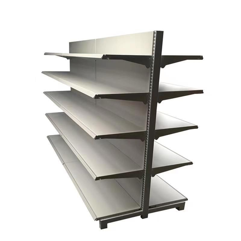 Shop Shelves Supermarket Shelves Display Stand Customized Metal Products Heavy Logo Layer