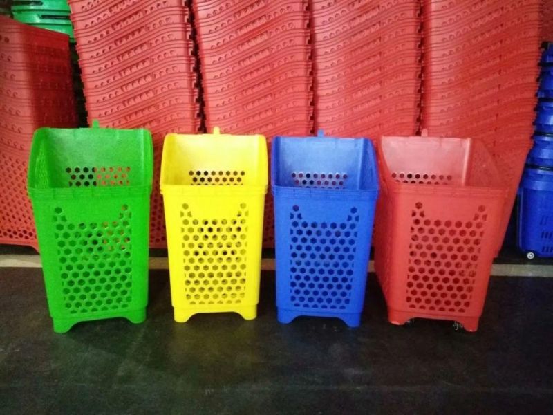 Made in China High Quality Luxury Plastic Hand Push Basket