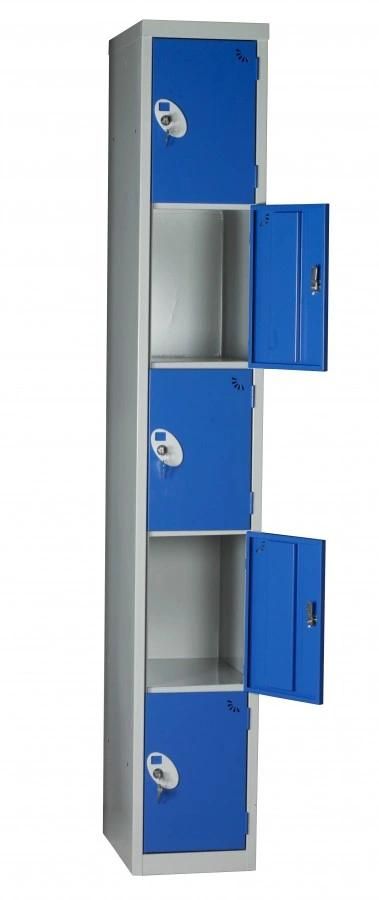 Fashion Design One Tier 5 Doors Metal Storage Locker