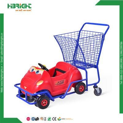 Supermarket Kiddie Cart Kids Shopping Trolley with Toy