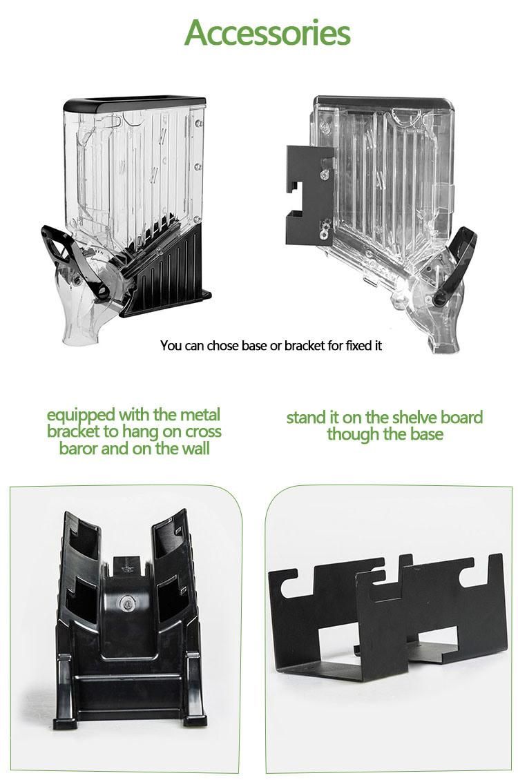 Ecobox Plastic Dry Fruit Bin Gravity Bins Bulk Food Dispensers