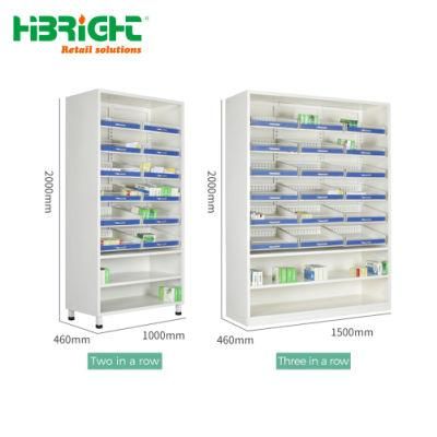 Grocery Retail Rack Pharmacy Store Medicine Shelf Rack for Sale