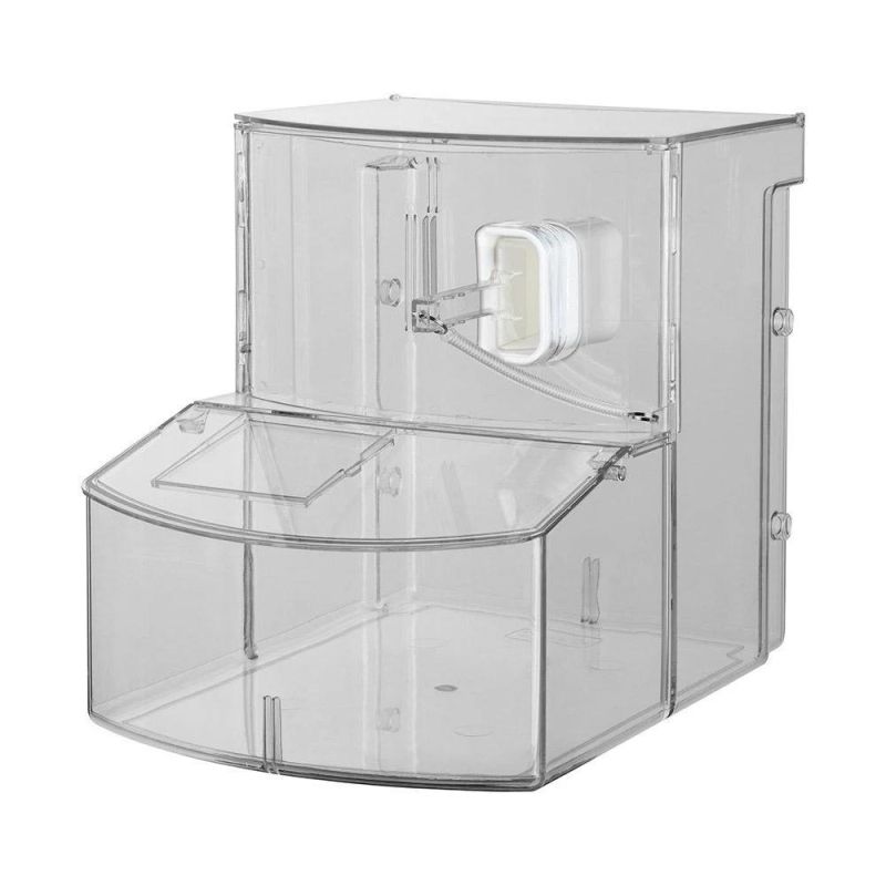 Transparent Plastic Grain Storage Bins Candy Dry Food Scoop Bin