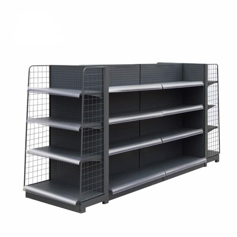 Store Gondola Customized Supermarket Metal Shelves Medicine Display