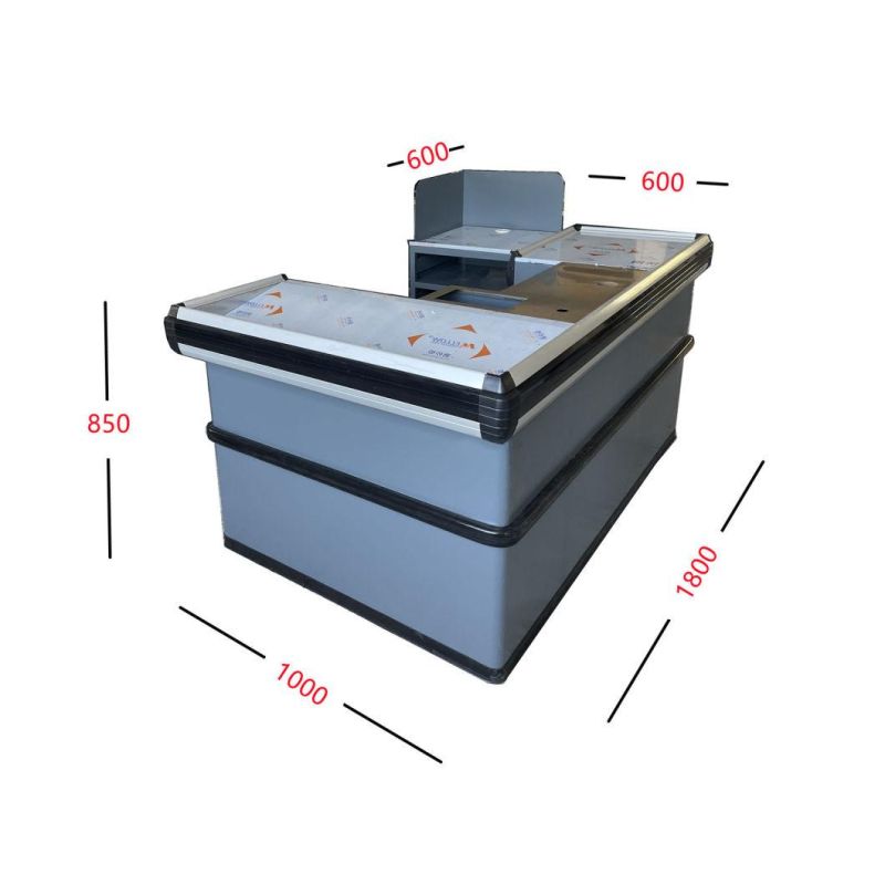 Supermarket Cashier Checkout Counter Desk