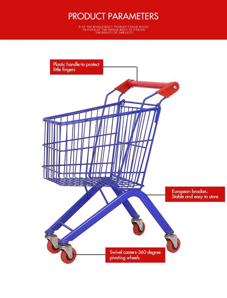 Supermarket Kids Metal Shopping Trolley