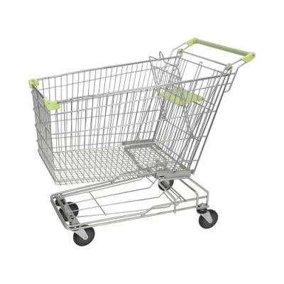 Best Price Asian 60L Heavy Duty Grocery Trolley with Anti-Theft