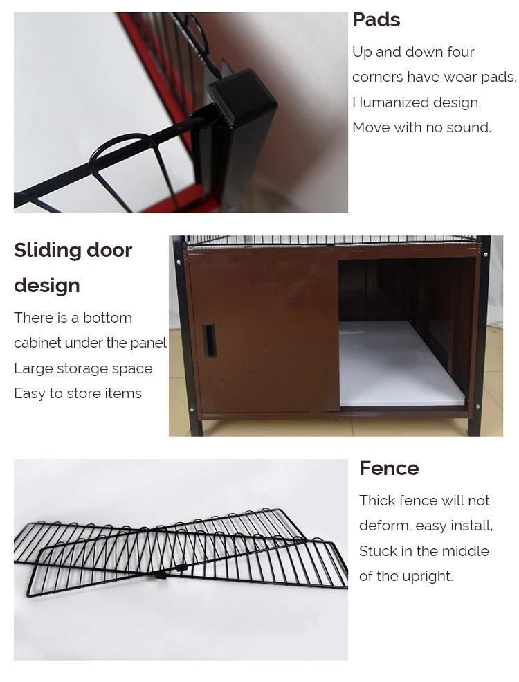 Foldable Promotion Display Stand with Wheels for Supermarket