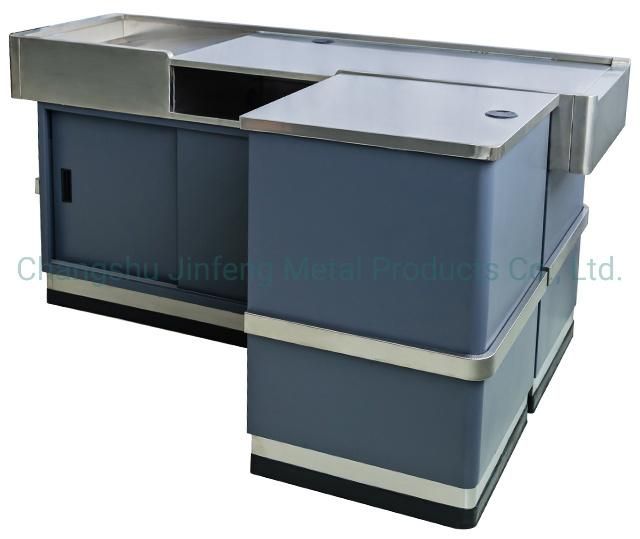 Supermarket Equipment Customized Checkout Counters Store Cashier Table