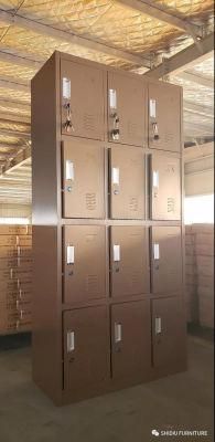 Metal Staff Locker 12 Doors Compartment Lockers Personal Locker