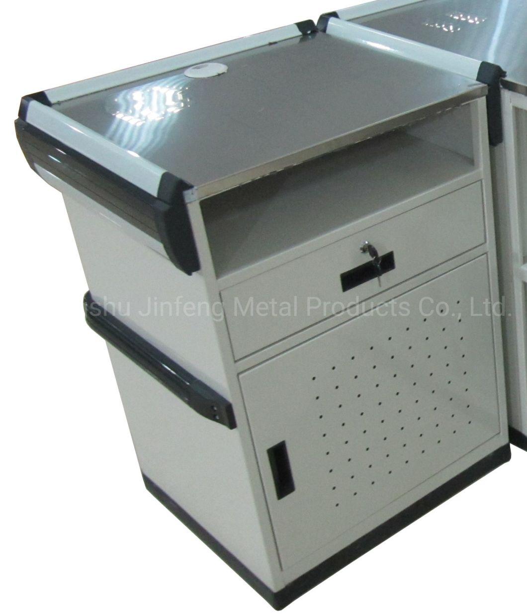 Modern Retail Shop Supermarket Electric Retail Cash Checkout Counter