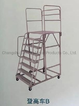 Warehouse Movable Stair Climbing Truck Ladder Truck Ladder Cart