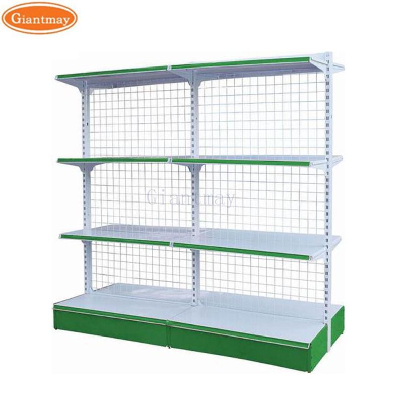 Giantmay Modern Wire Display Stand Steel Gondola Shelving Supermarket Shelf