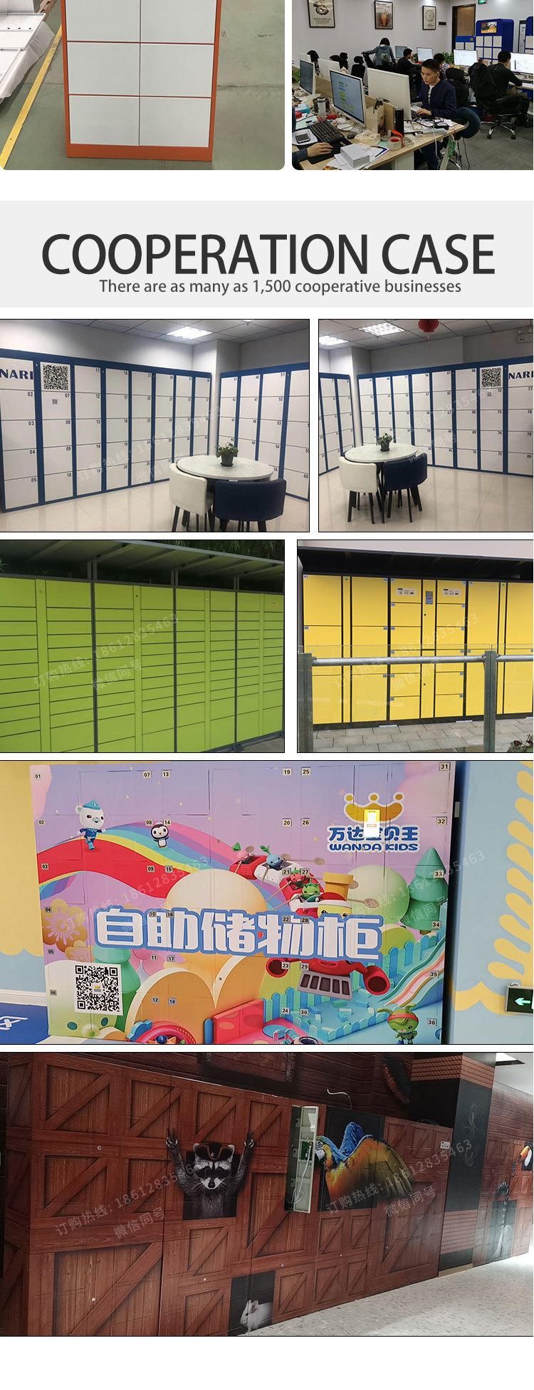 Bar Code Electronic Storage RFID Locker for Supermarkets Mall