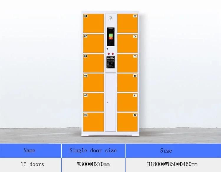 Electronic Barcode System Metal Smart Parcel Locker for Outdoor