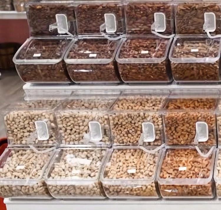 Supermarket Display Container Plastic Dry Food Bins