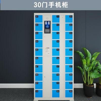 30 Door High Quality Pin System Cell Phone Charging Locker Phone Locker Supplier