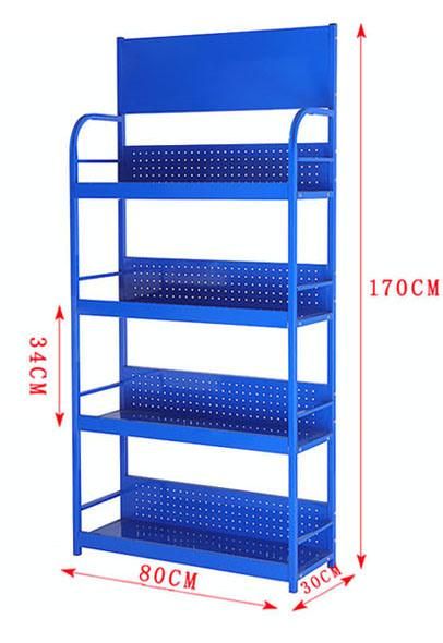 Filling Station Lubricating Floor Metal Motor Oil Display Rack