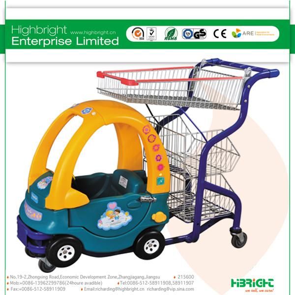 Supermarket Children Shopping Trolley (HBE-K-9)