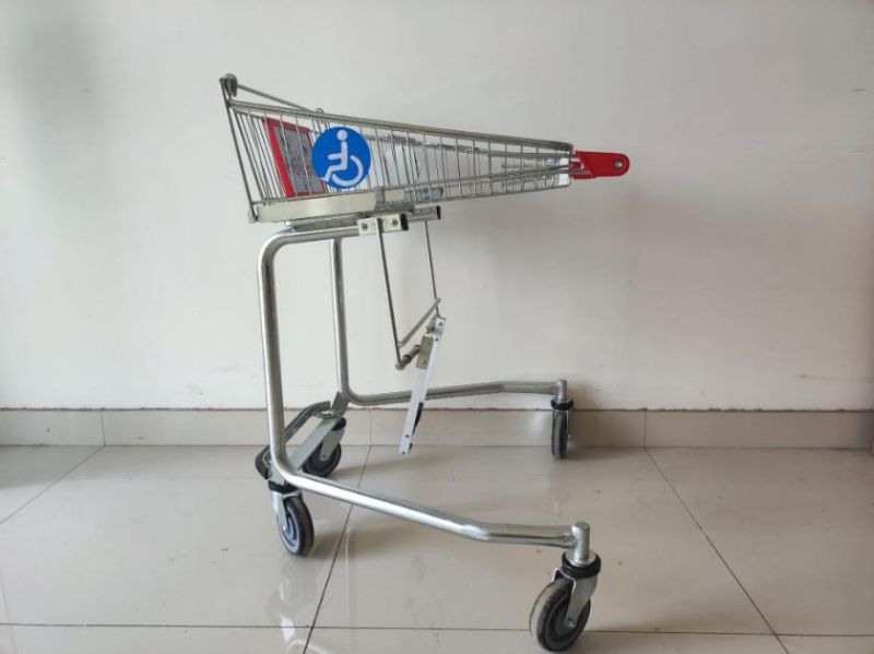 Disabled Steel Shopping Trolley Cart