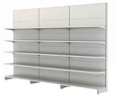 Flat Rear Wall Cable Car Supermarket Shelves