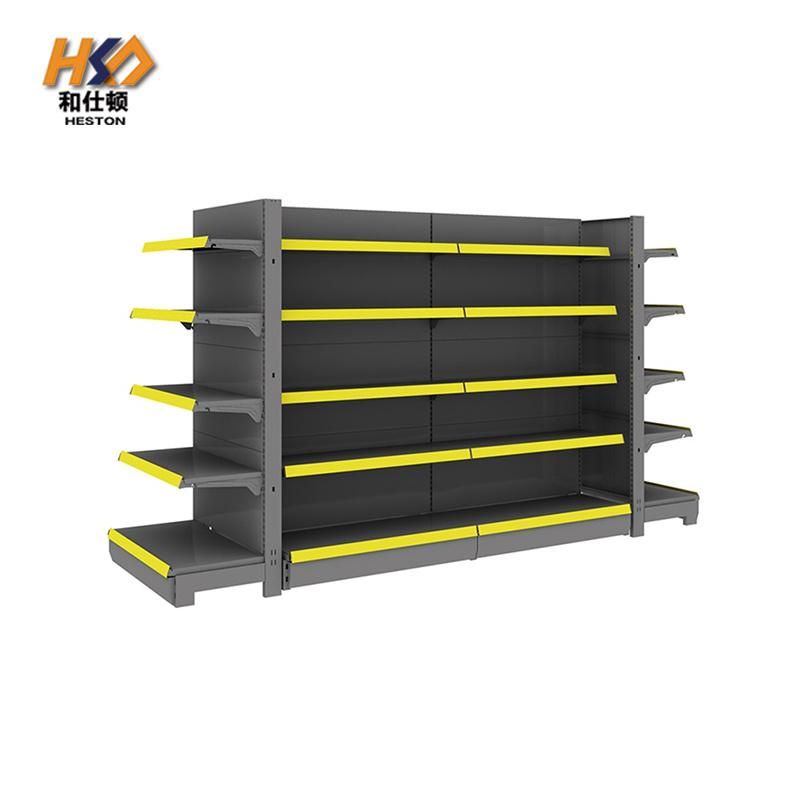 Metal Display Racks Grocery Store Cable Car Heavy High Quality Supermarket Shelves Wholesale