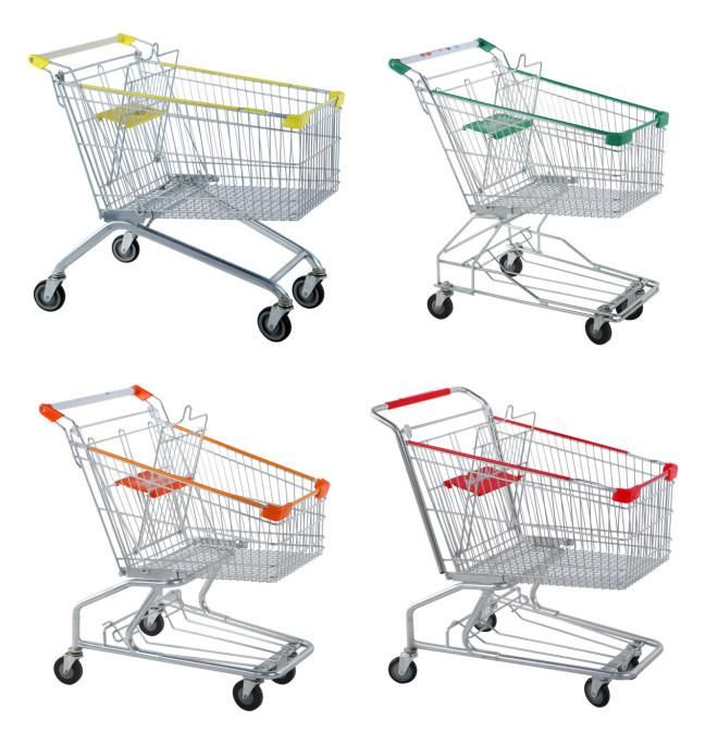 Supermarket Equipment Shopping Trolley Convenience Store Cart Hand Push Trolley