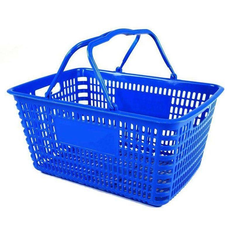 Environmentally Friendly Recycling Plastic Hand Carry Shopping Baskets