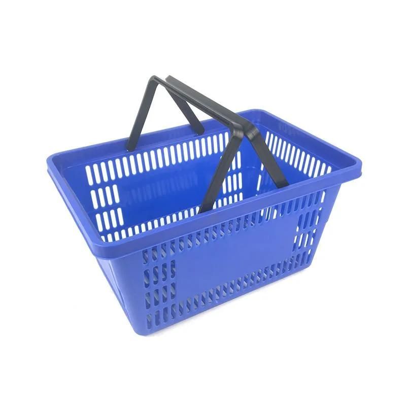 Factory Price Plastic Fruit Basket Supermarket Shopping Basket