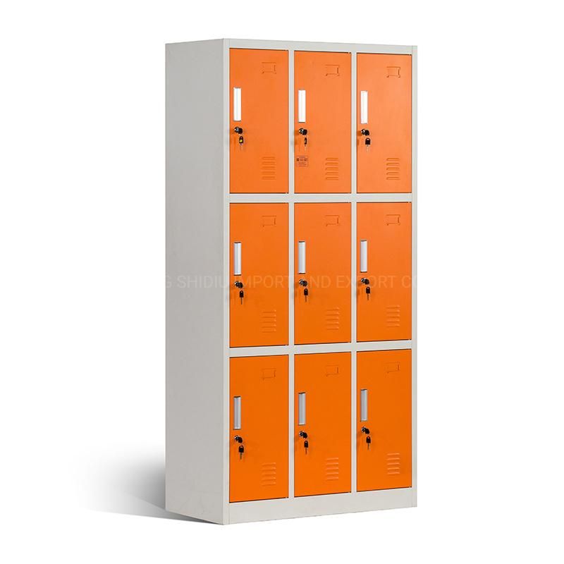 Metal Kd 9 Door Storage Multiple Door Locker for School