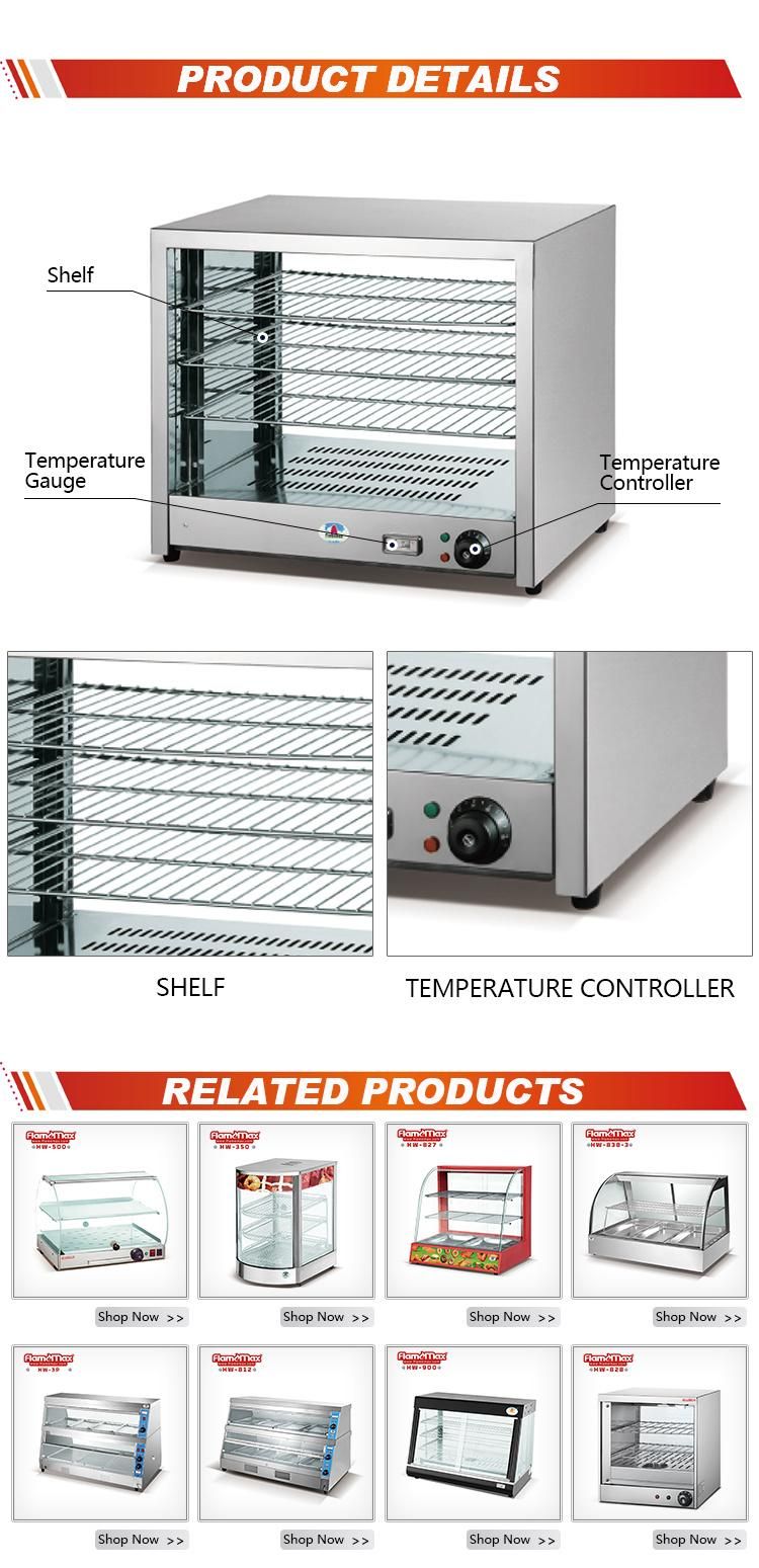 Food Warmer Showcase/Display Warmer for Shop (HW-580)