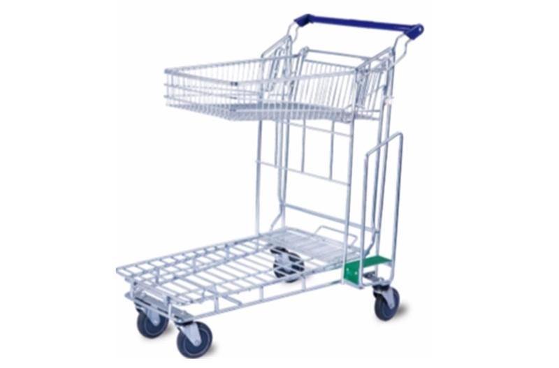 Wholesale Superior Quality Powder Shopping Cart Promotion Basket Shop Trolley