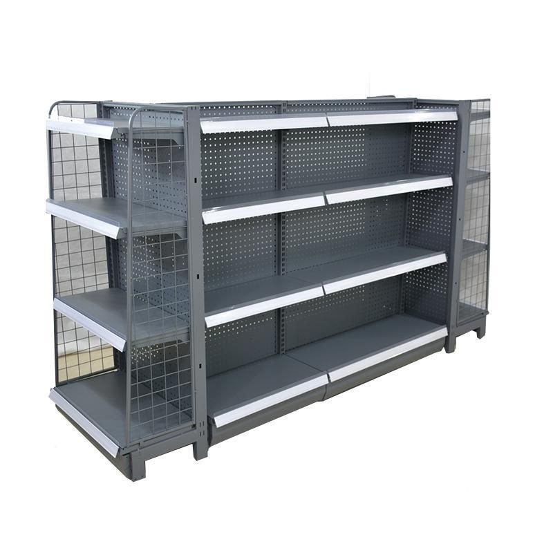 Grocery Snack Gondola Steel Rack High Quality Supermarket display Shelf