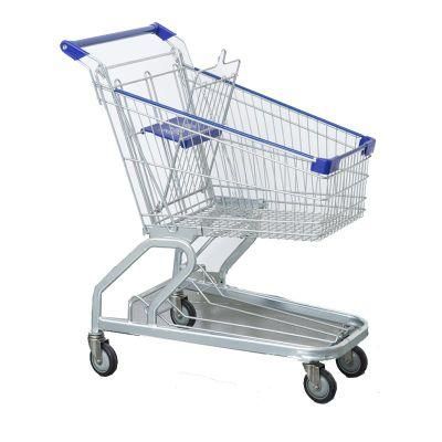 60-240L Supermarket Foldable Trolley Cart Basket Shopping Trolley