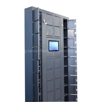 Key Fingerprint Face Recognition Intelligent Express Parcel Locker Steel Delivery Cabinet