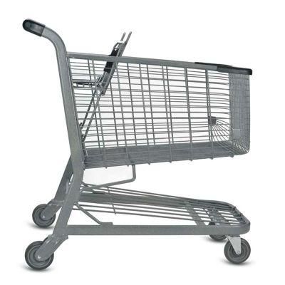 Sale of Four-Wheeled Supermarket Shopping Trolley Heavy Duty Shopping Trolley