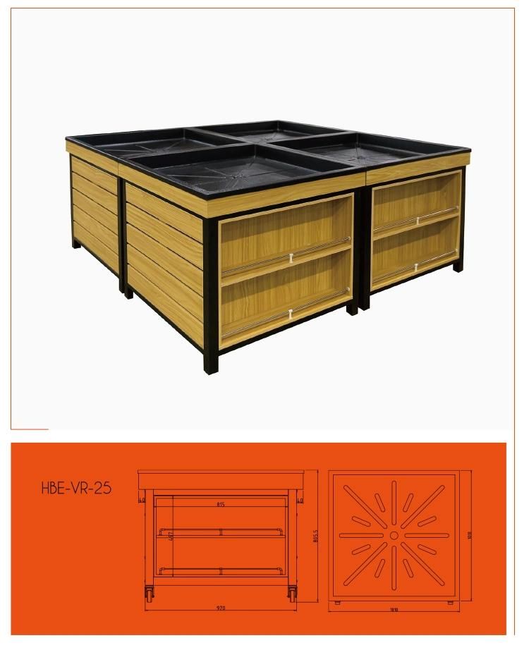 Wholesale Supermarket Wooden Metal Promotional Display Desk