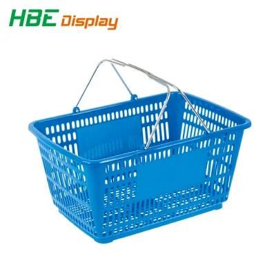 Wholesale Two Wire Handle Supermarket Shopping Basket