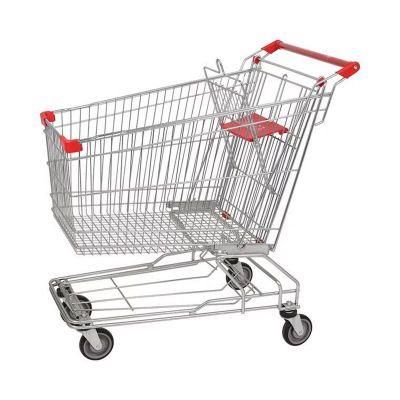 Heavy Duty Trolly Wal Mart Chariot Supermarket Cart 275 Liter