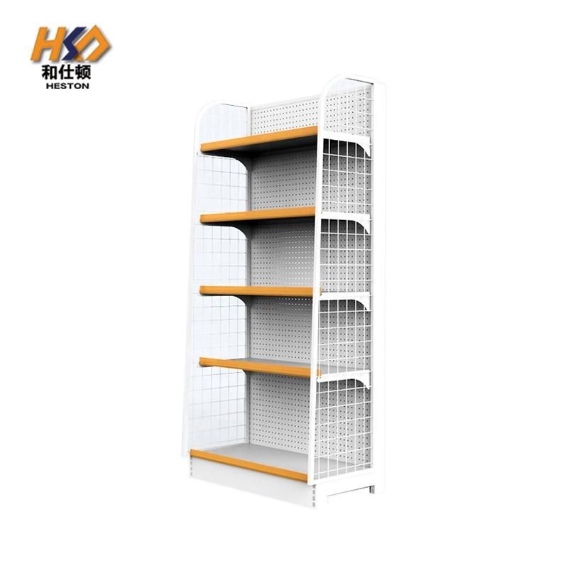 Can Be Assembled with Multi-Layer Supermarket Retail Modern Fancy Metal Wood Shelves