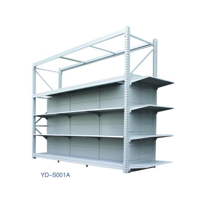 Good Quality Heavy Duty Cold-Rolled Steel Rack Gondola Supermarket Shelf Grocery