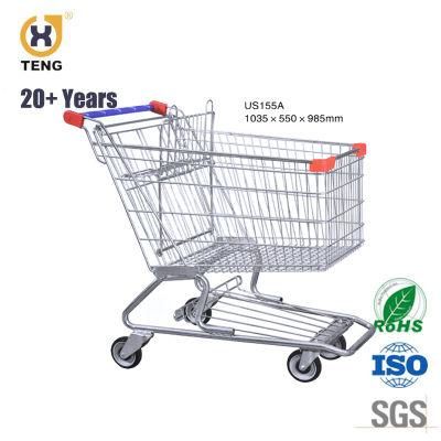 Metal Supermarket Shopping Trolley From 40 Liter to 275 Liter