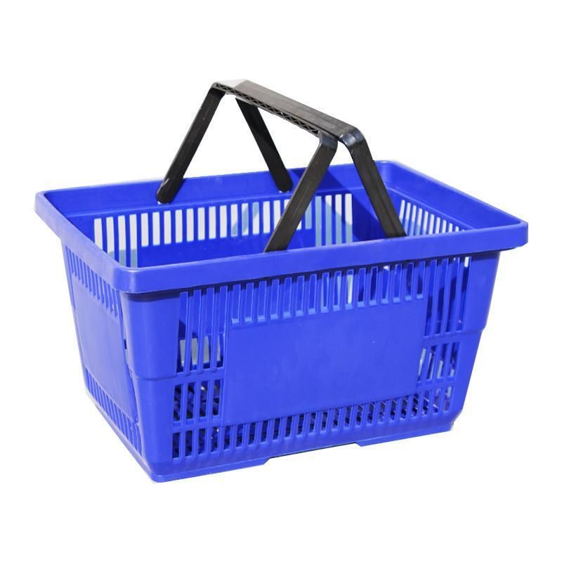 China Factory High Quality Supermarket Plastic Shopping Basket