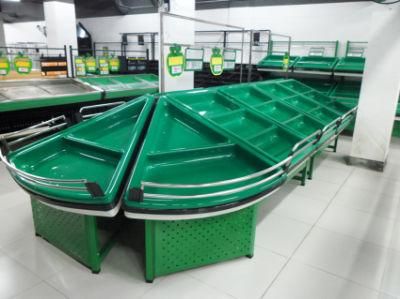 Supermarket Acrylic Vegetable and Fruit Display Rack